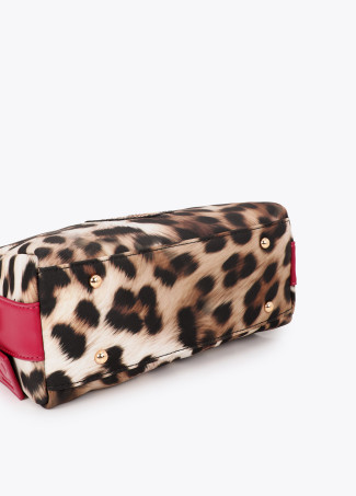 Trousse imprimée animal avec patch personnalisé