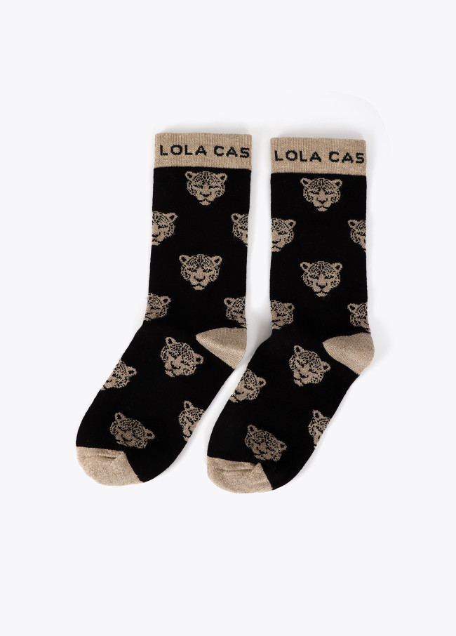 Pack regalo calcetines estampados lurex