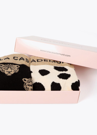 Gift Pack Lurex Patterned Socks