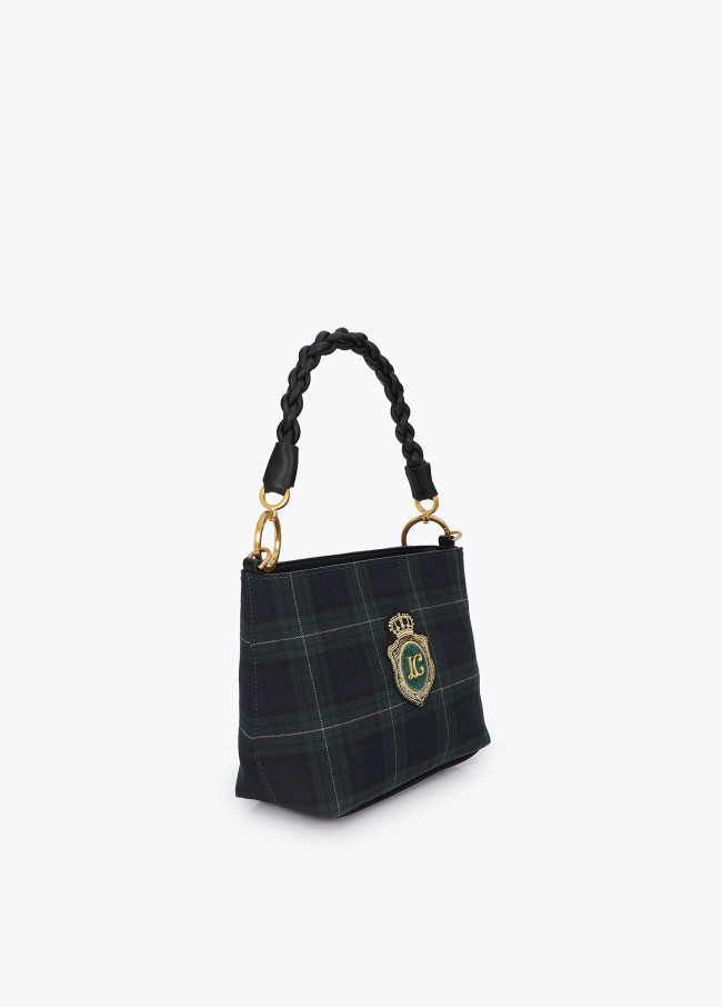 Checkered Woven Bag