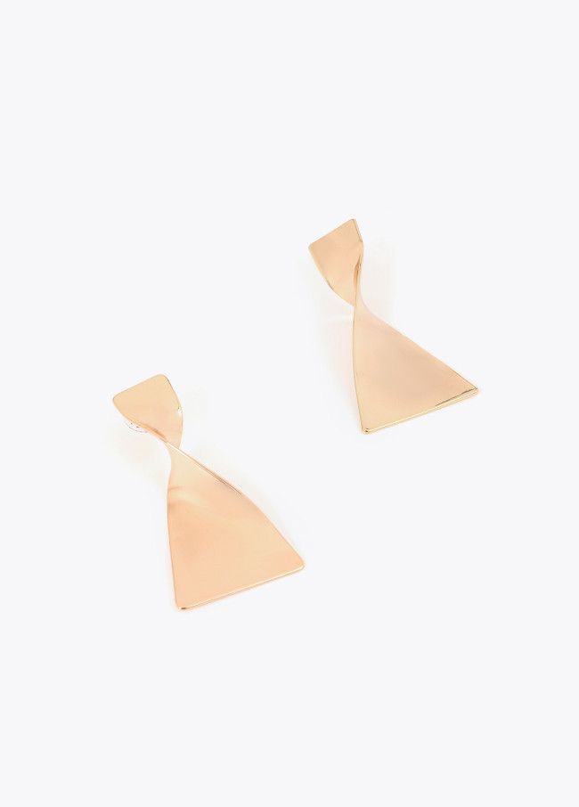 Twisted Geometric Earring