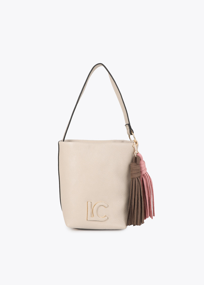 Faux Leather Crossbody with Tassels