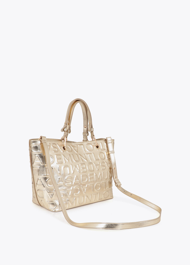 Shopper monograma relieve