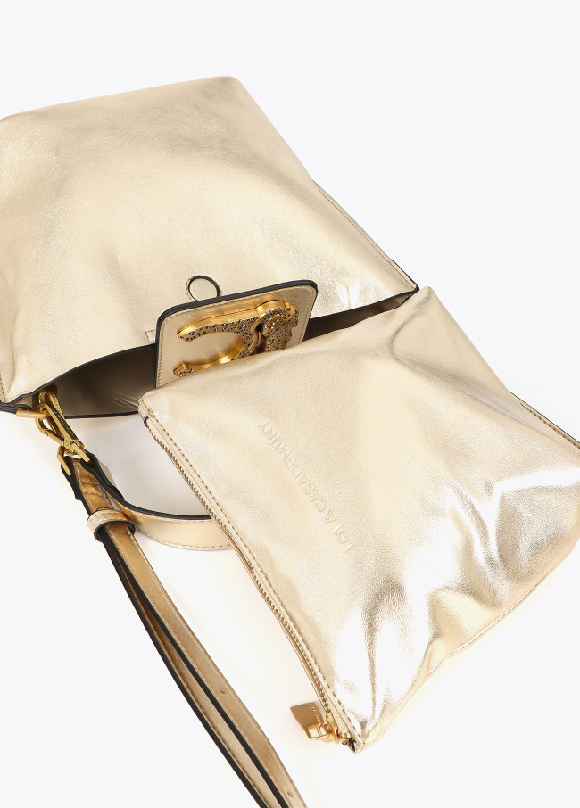 Bolsa Transversal com Detalhe de Corrente e...