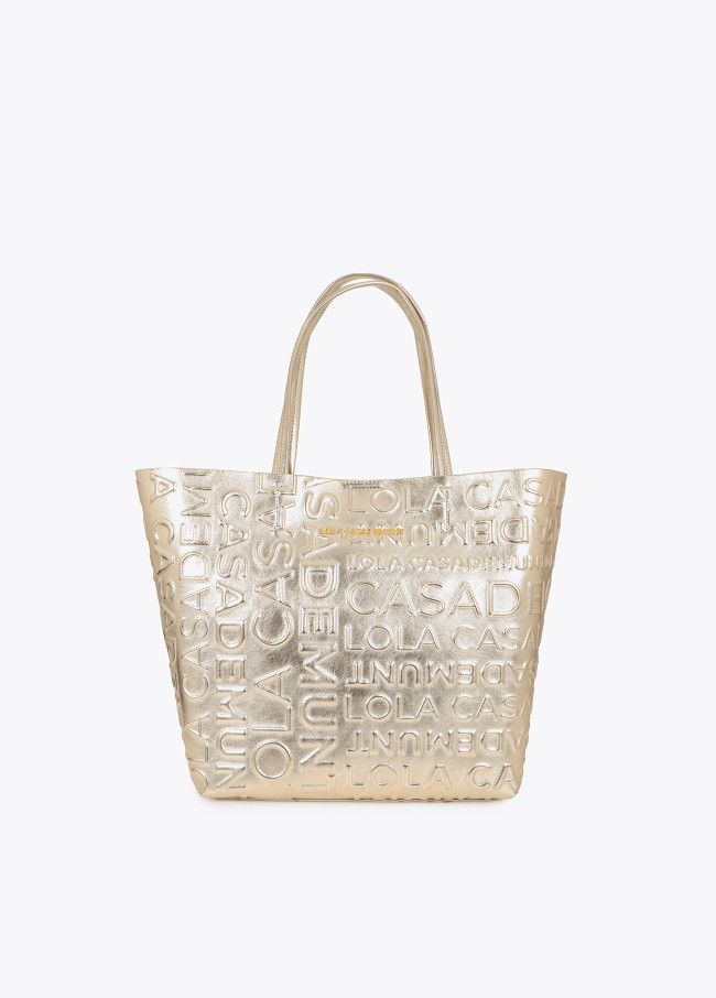 Shopper monograma relieve