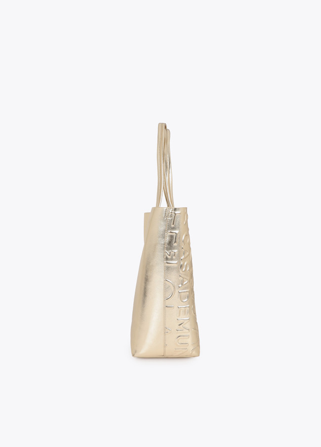 Shopper monograma relieve