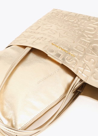 Shopper monograma relieve