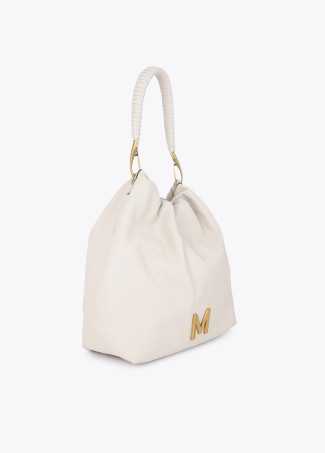 Unstructured Bag with Braided Handle