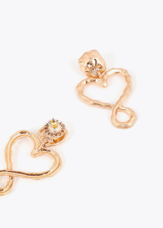 Boucles d'Oreilles Cœur Infini