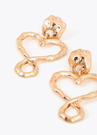 Unendliche Herz Ohrringe