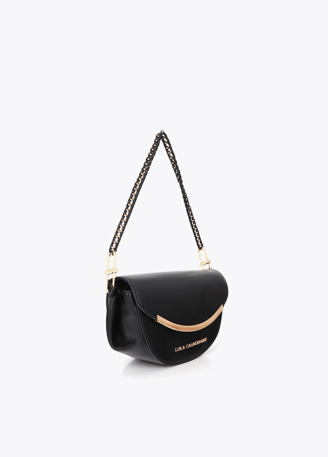 Bolsa Transversal com Detalhe Metálico