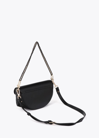 Bolsa Transversal com Detalhe Metálico