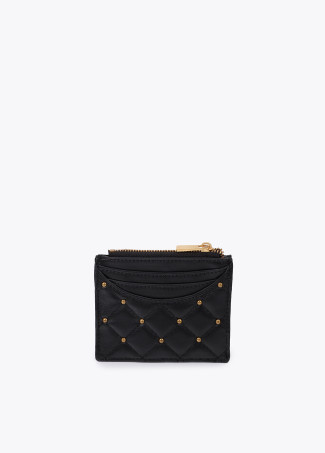 Quilted Effect Card Holder with Mini Studs