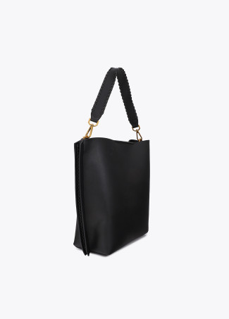 Shopper avec Détail Chaîne et Logo Léopard