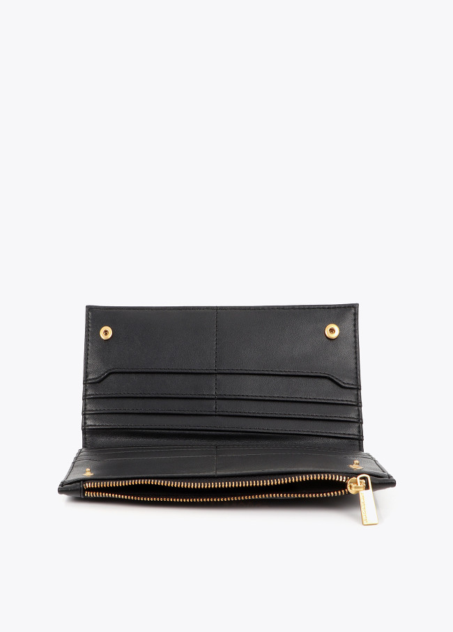 Basic Wallet with Logo Stitch