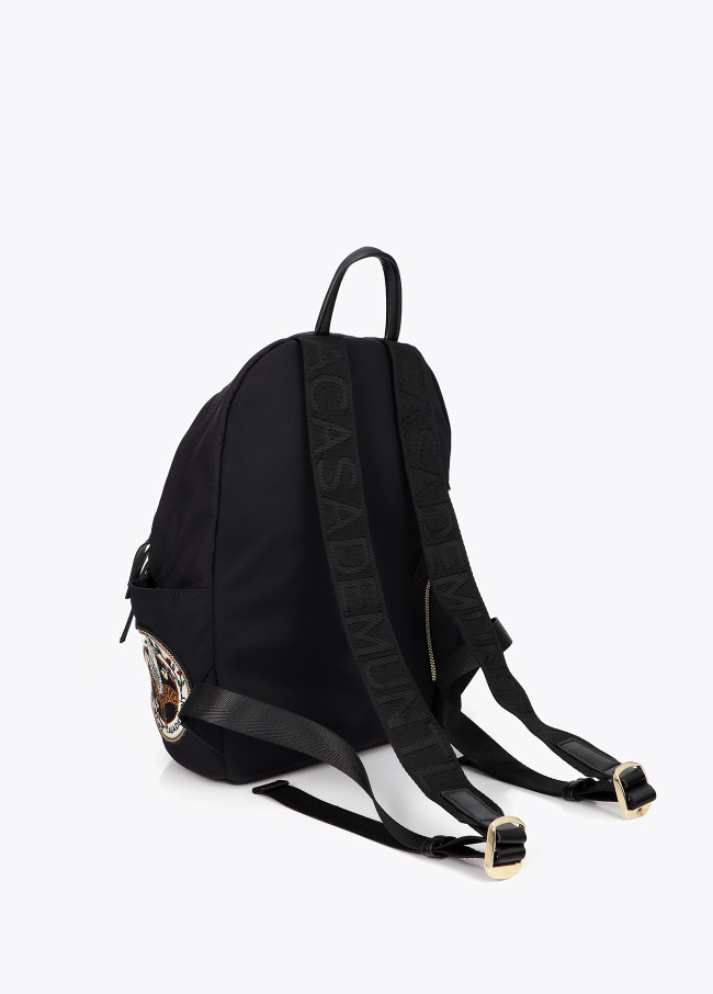 Rucksack mit Patches