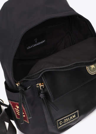 Rucksack mit Patches