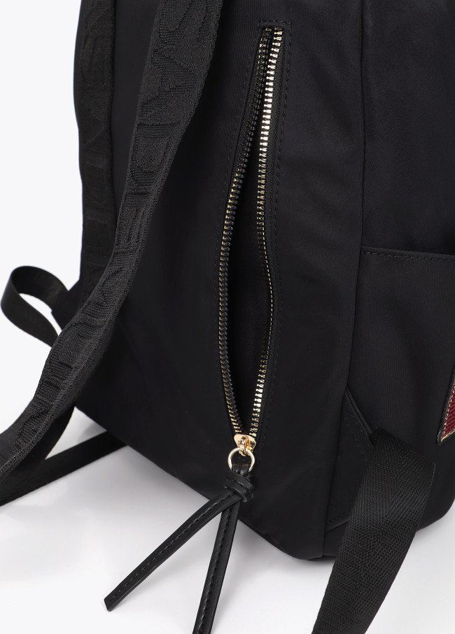 Rucksack mit Patches