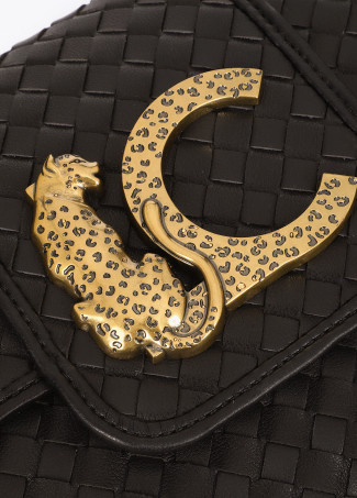 Borsa a Tracolla Mezza Luna Intrecciata