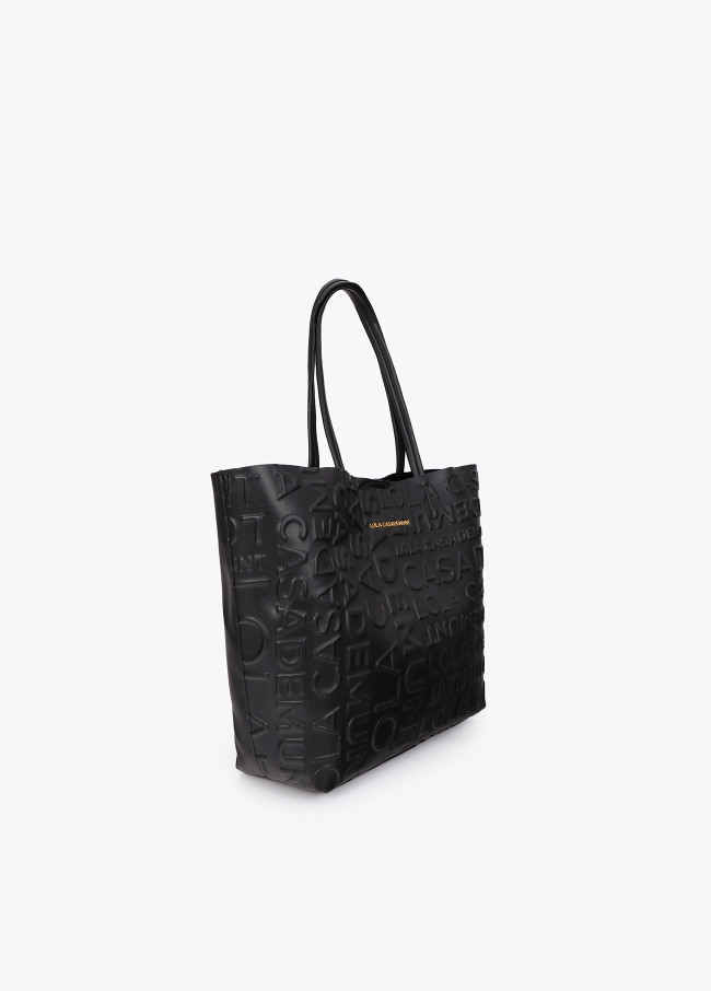 Shopper monograma relieve