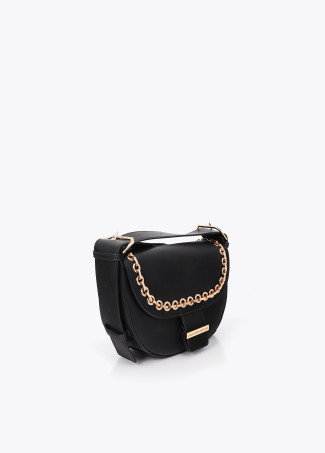 Bolsa Tiracolo com Aba e Ilhós