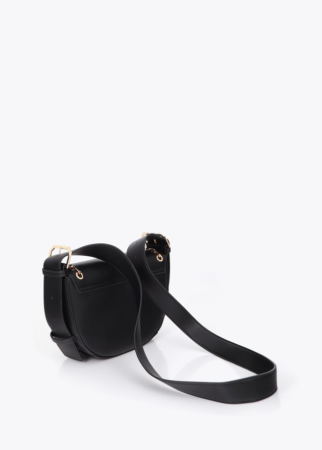 Bolsa Tiracolo com Aba e Ilhós