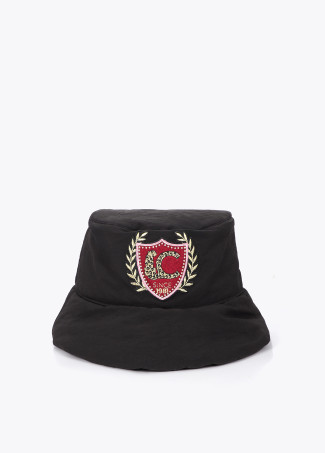 Sombrero tipo bucket acolchado en nylon con parches