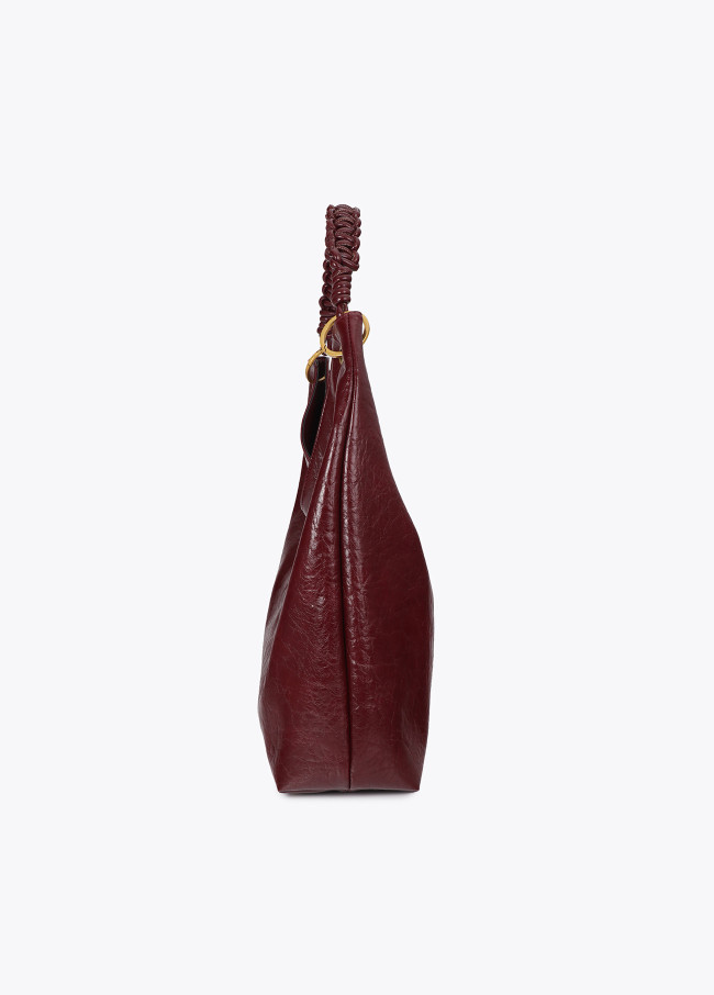 Shopper with Braided Handle Detail