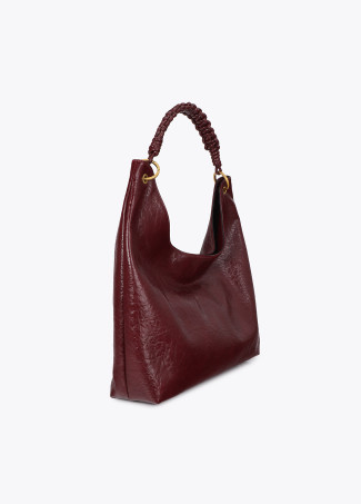 Shopper con Dettaglio di Manico Intrecciato
