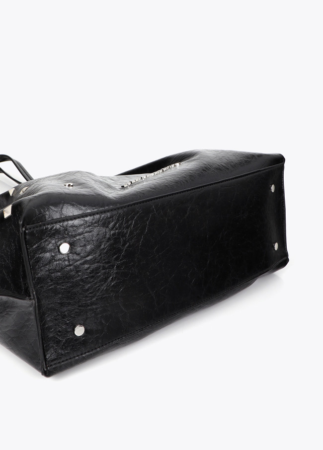 Shopper con Borchie Stelle e Cuori