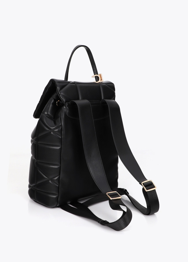 Sac à dos rembourré avec détail nœud et LC