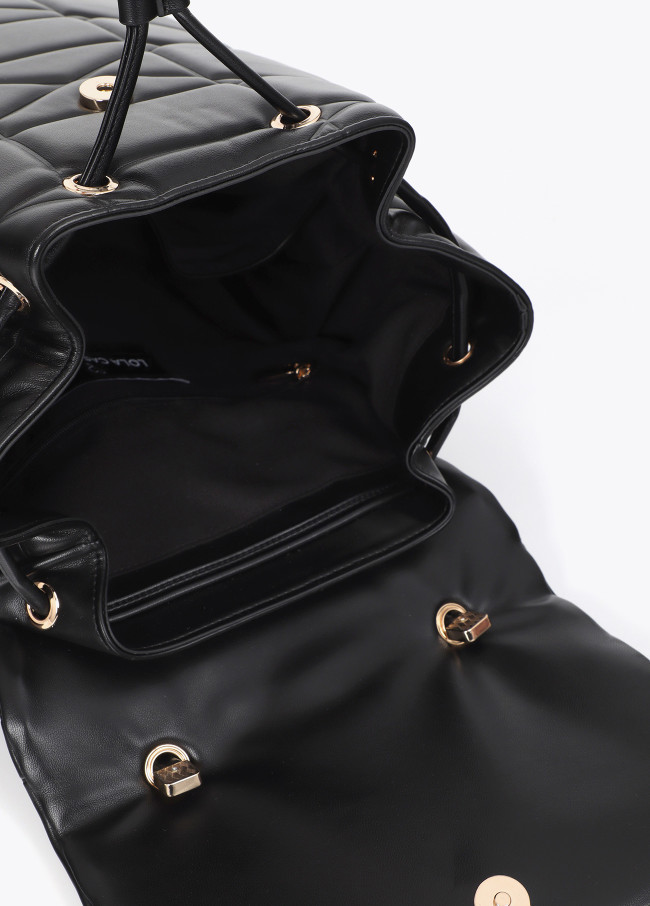 Sac à dos rembourré avec détail nœud et LC