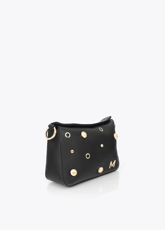 Sac Bandoulière Effet Cuir Clouté