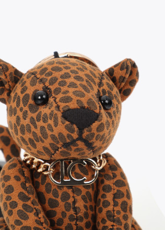 Chaveiro Boneco Leopardo Tecido