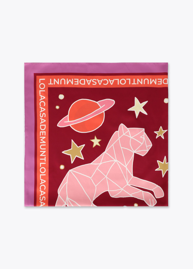 Foulard Cosmic Tiguers 90x90cm