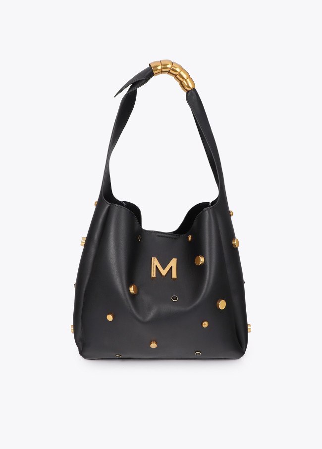 Shopper con Borchie Dorate
