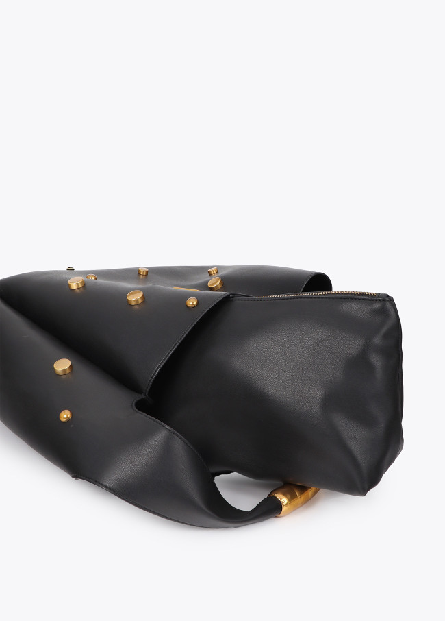 Shopper con Borchie Dorate