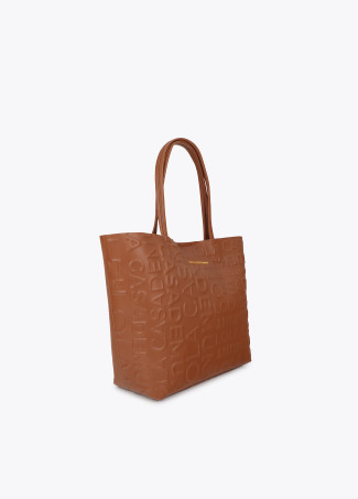 Shopper monograma relieve
