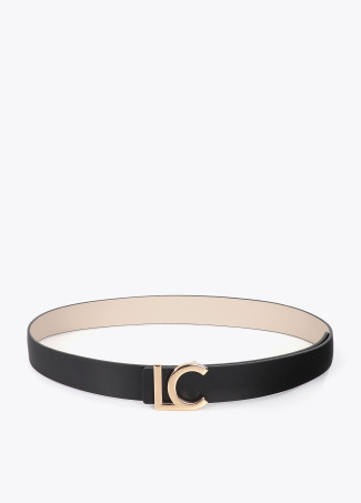 Ceinture réversible métallisée boucle LC