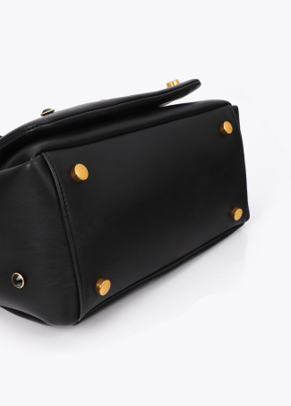 Flap Crossbody Bag with Various Studs