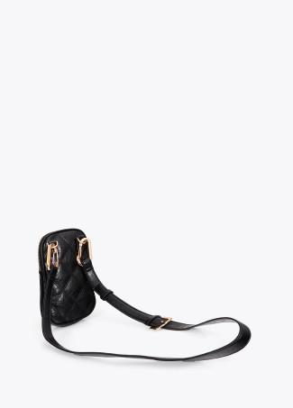 Padded Mobile Case with Double Stitching and Tubular Puller