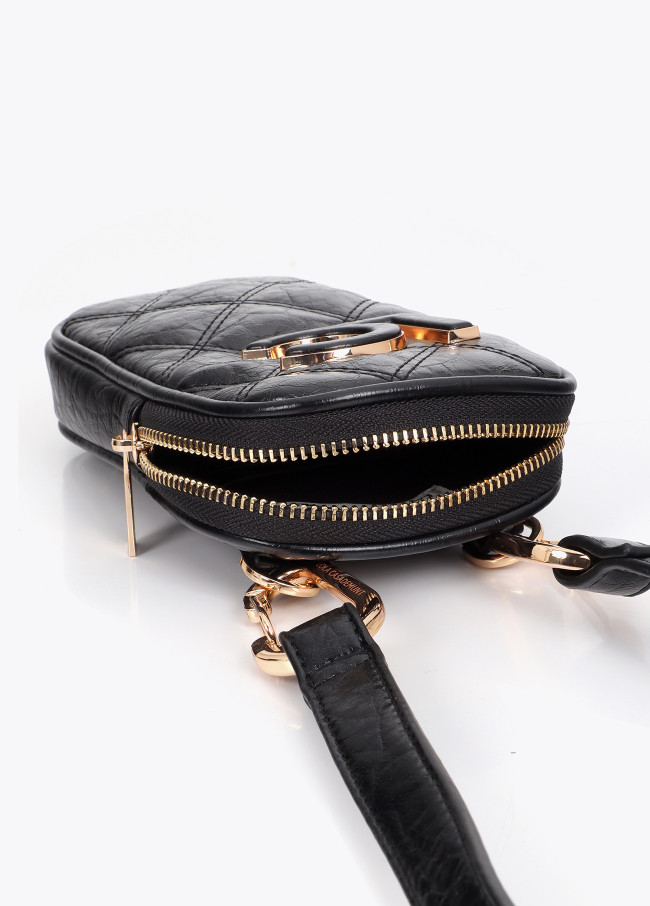 Padded Mobile Case with Double Stitching and...