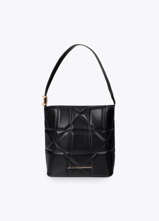 Bolsa Hobo Acolchoada com Detalhe de Nó e LC