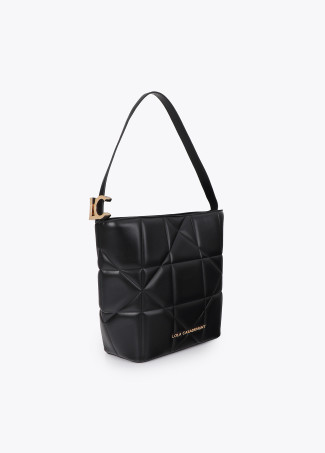 Sac Hobo Matelassé avec Détail de Nœud et LC