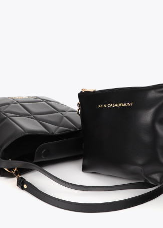 Sac Hobo Matelassé avec Détail de Nœud et LC