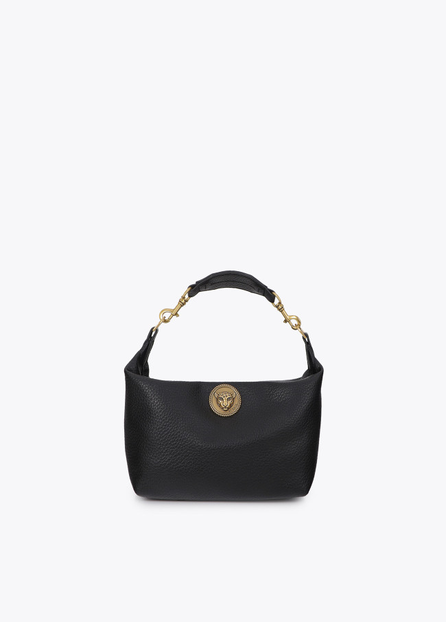 Piccola borsa a tracolla con applique metallica...