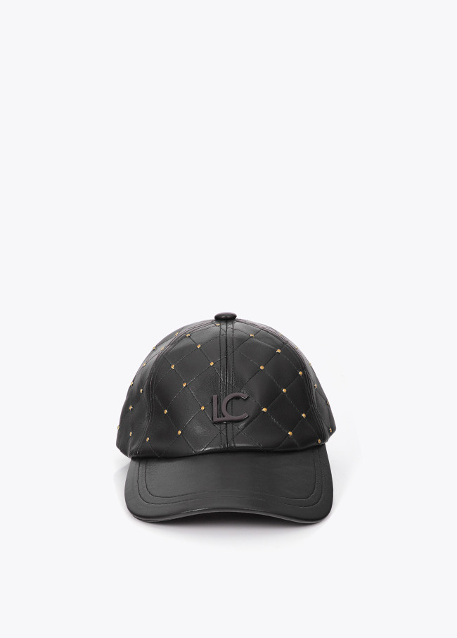 Cap with mini studs detail