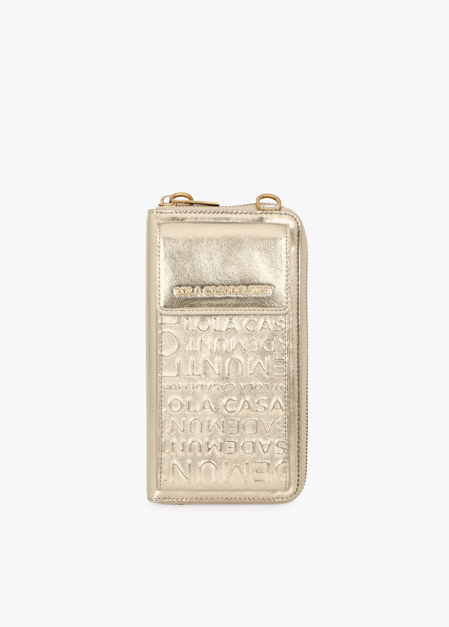 Custodia per Cellulare con Logo e Cuciture