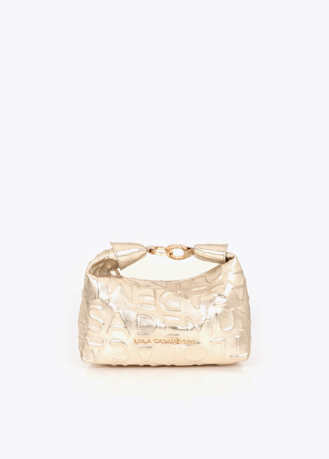 Bandolera monograma relieve