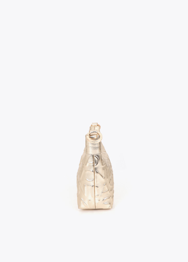Bandolera monograma relieve